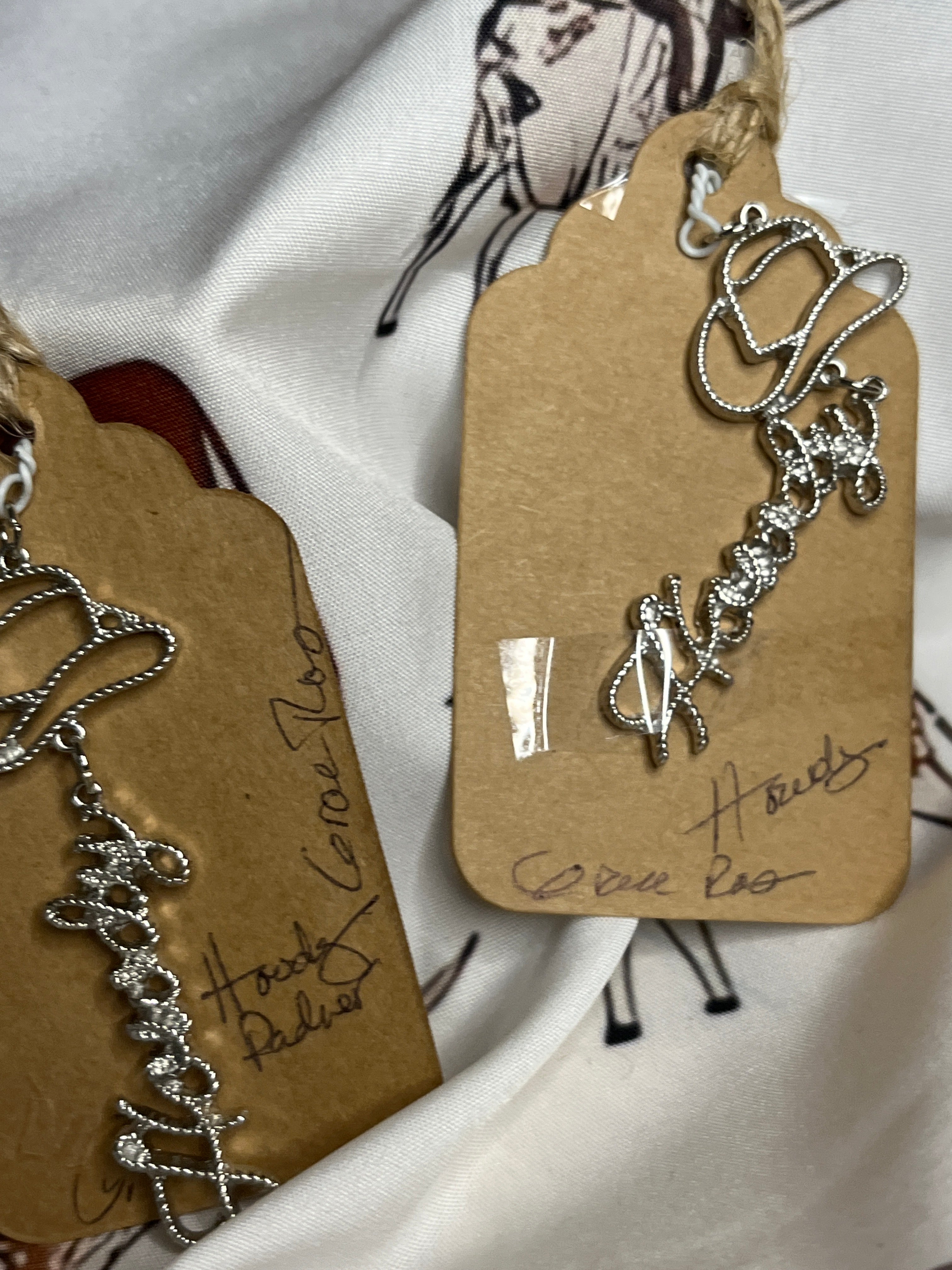 HOWDY Cowboy Hat Lasso Charm