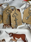 HOWDY Cowboy Hat Lasso Charm